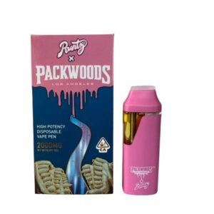 Packwoods x Runtz Disposable Vape with cannabis oil concentrate