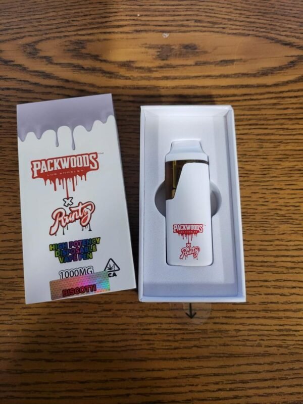 Packwoods x Runtz Cereal Milk Disposable vape product