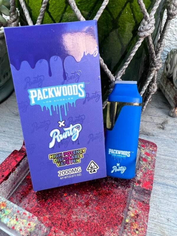 Packwoods x Runtz Blue Dream Disposable vape product