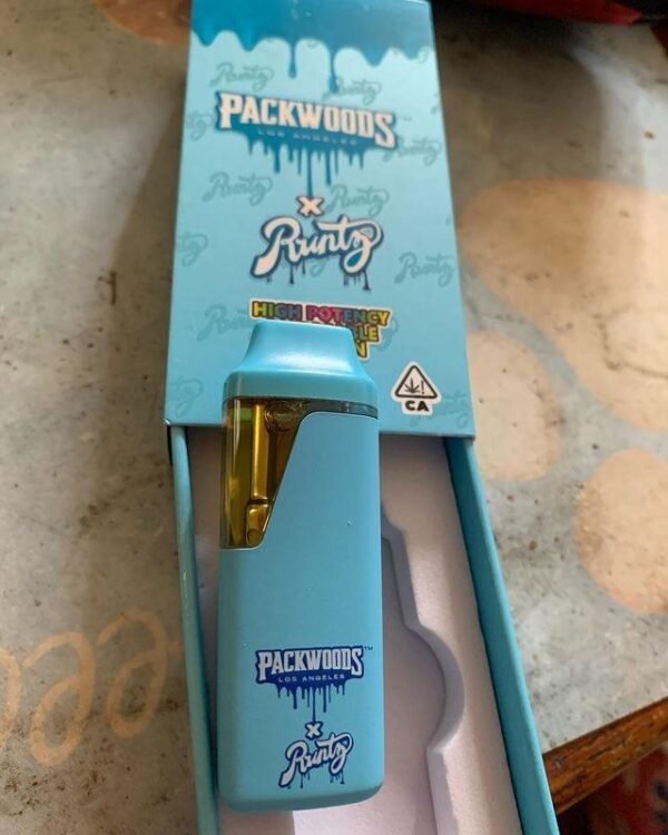 Packwoods x Runtz Skywalker OG Disposable vape product