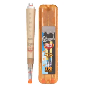 Glones X Packs 2 Pack King Size Natural featuring unrefined, premium pre-rolled cones.