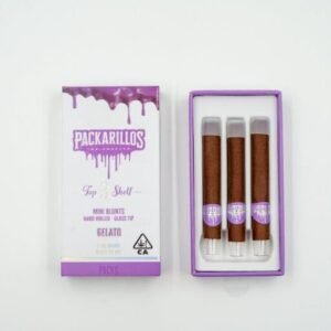 Packwoods Packarillos Gelato blunts with premium Gelato cannabis strain