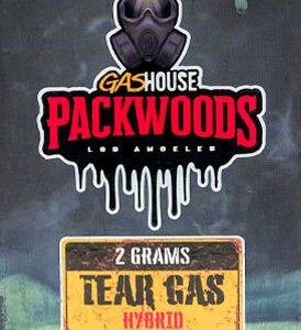 Packwoods Gas House Tear Gas pre-roll with premium Tear Gas strain